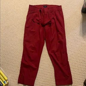 Red Gap paper bag pants, lightly worn